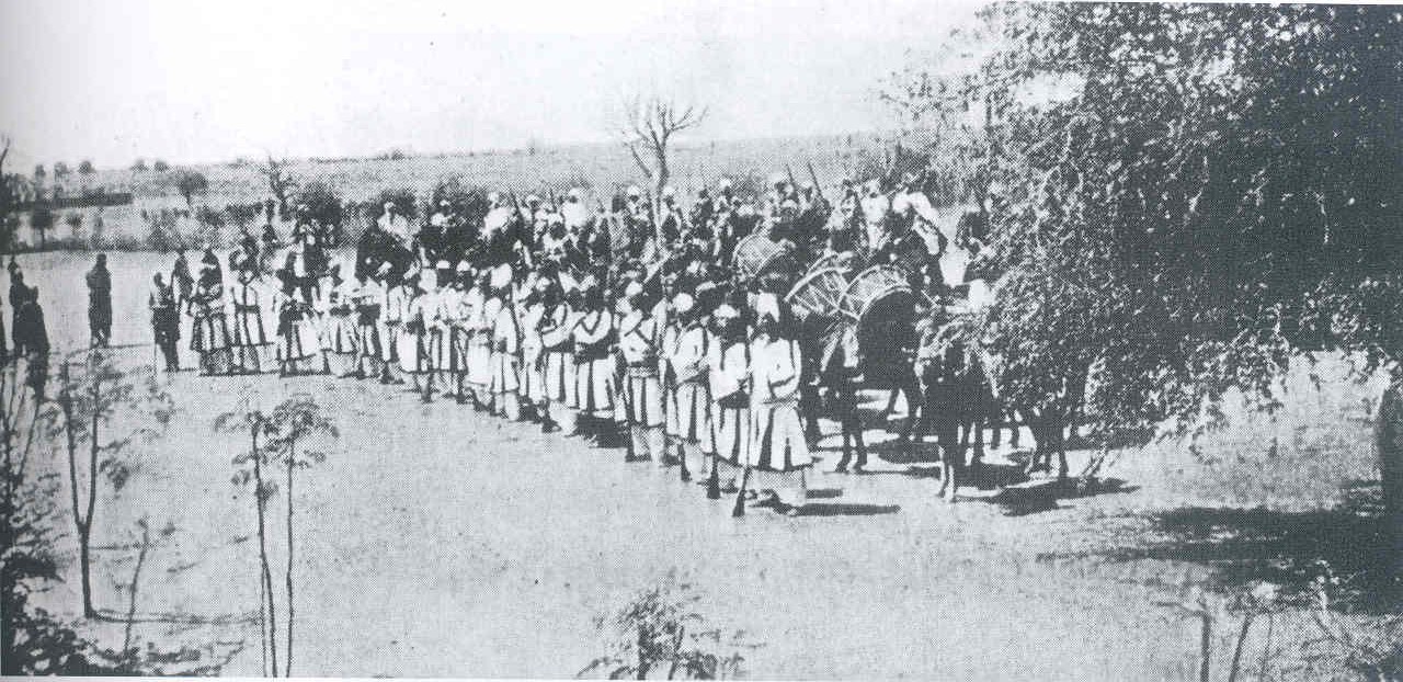 Bornu musketeers and drummers 1912