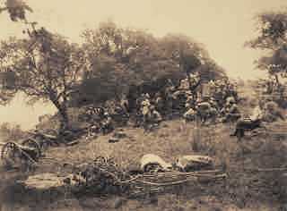 Vaalkrantz - British naval artillery during the Boer War