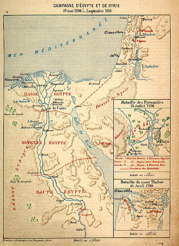 Napoleons campaign in the Mideast 1798-1801