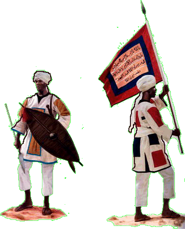Sudanese Mahdist tribal infantry 1880 - 1900