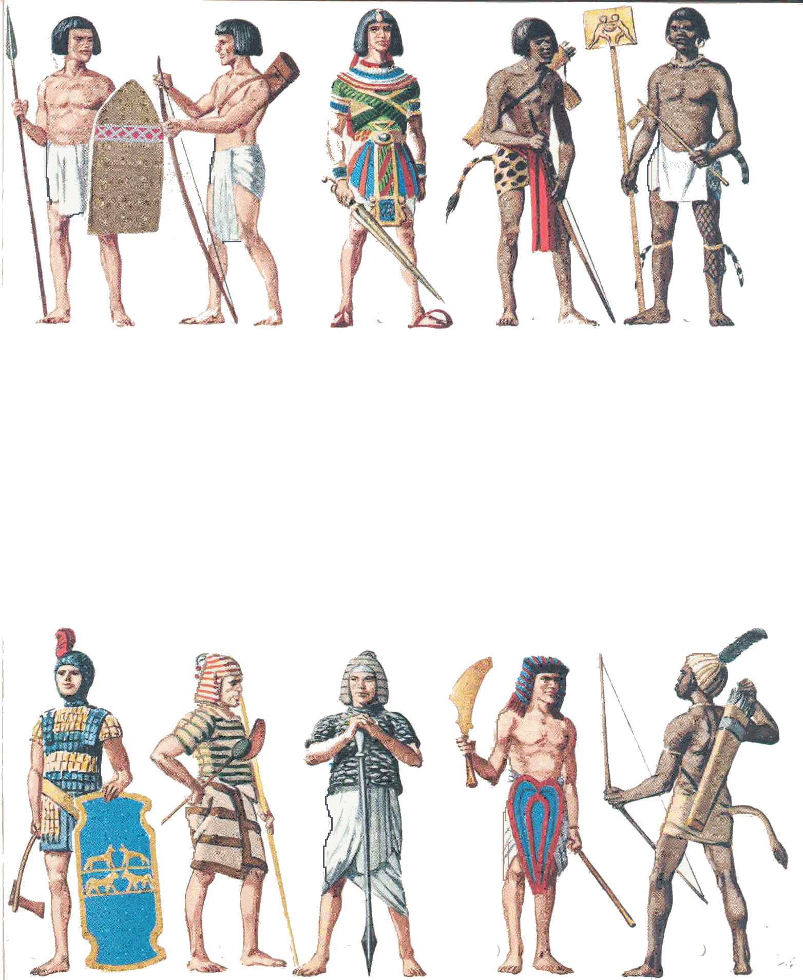 ancient Egyptian troops