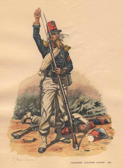 Foreign Legion Voltiguer light infantry 1840