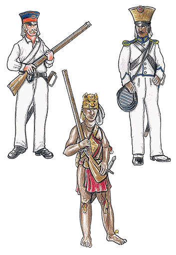 troops of Danish Guinea