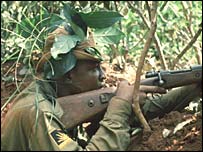 Ibo rebel of the Biafran War c 1968