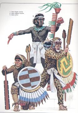 Aztec eagle and Jaguar elite warriors
