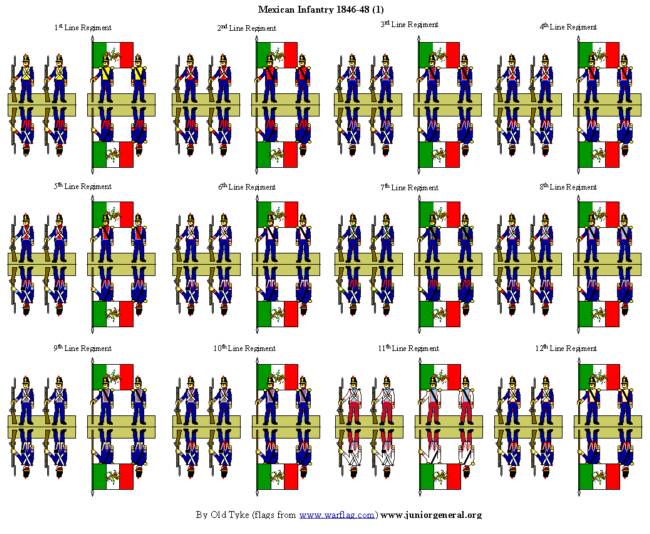 Mexican foot 1846 - 8
