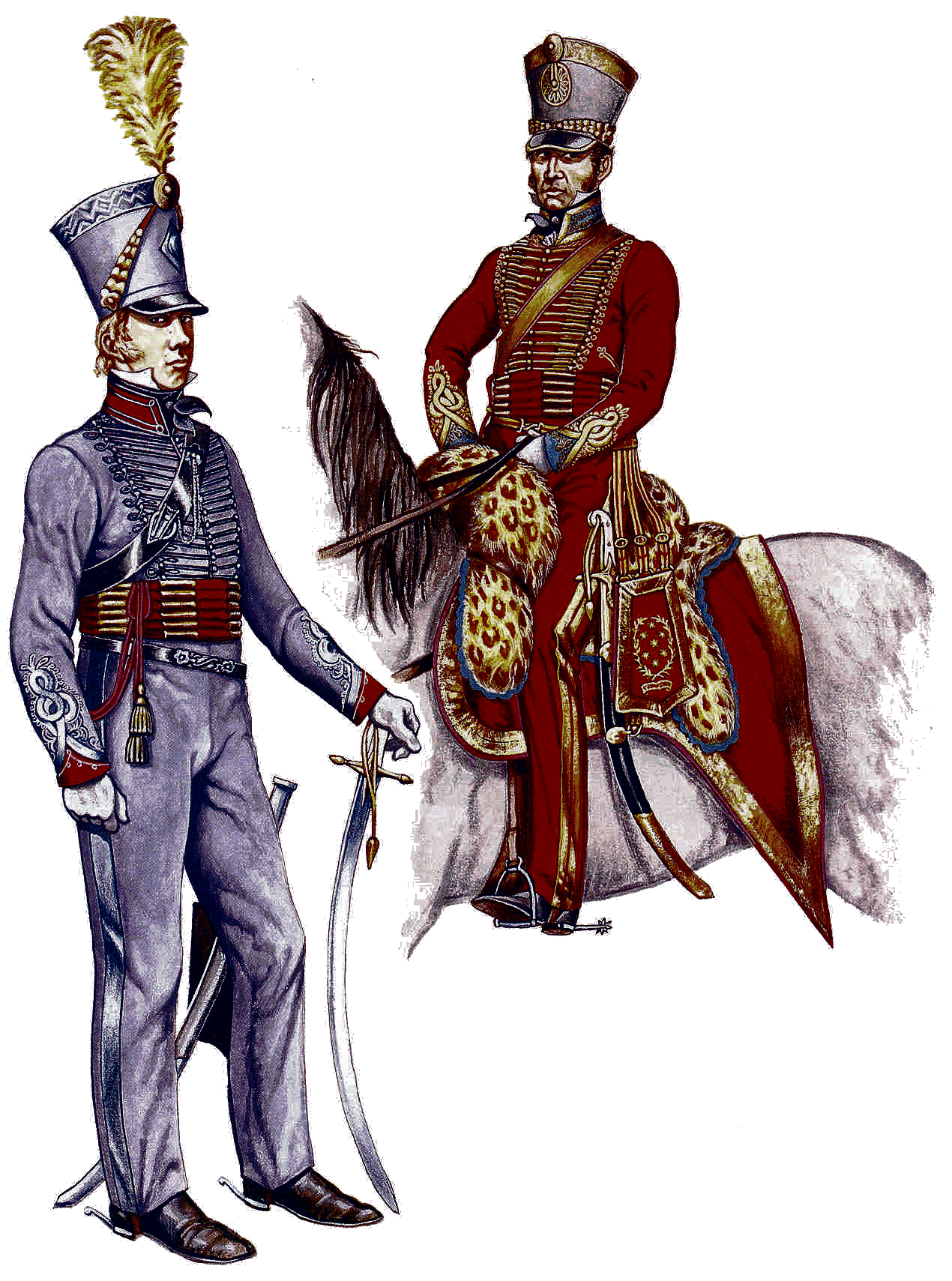 British Legion hussars 1817
