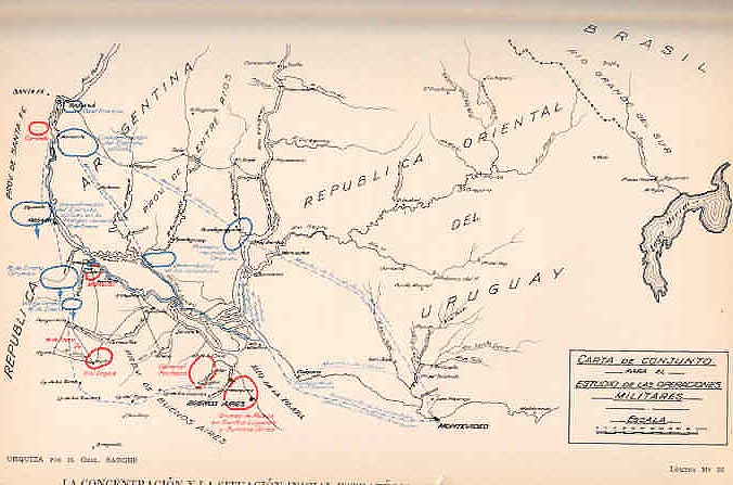 The Platine region during Urquiza's revolt