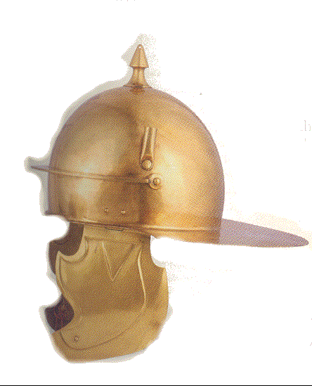 Roman bronze legionary helm