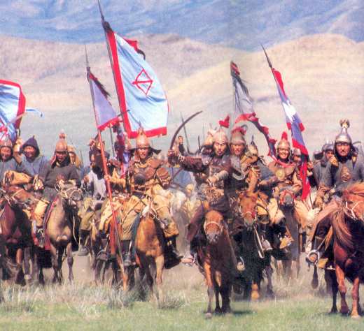 Mongol horde attacks