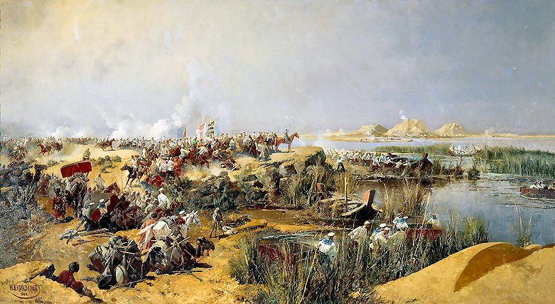 Russians cross the Oxus 1873