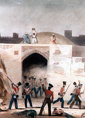 17th foot storm Kabul 1842