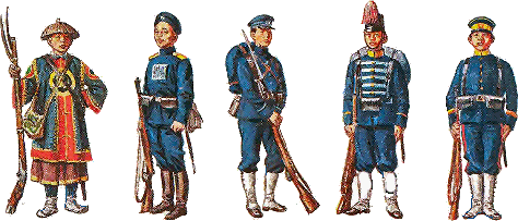 east asian troops of the 1890s