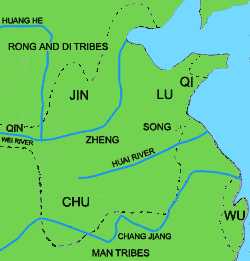 warrring kingdoms under the eastern Zhou