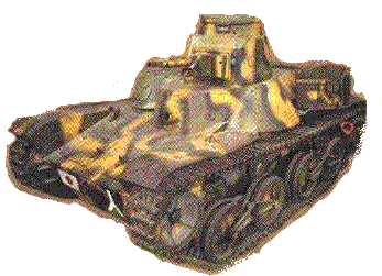 Type 97 tankette of WW2