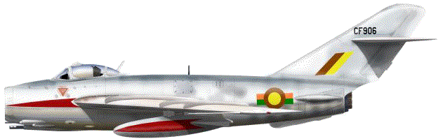 MIG fighter of the eighties SLAF