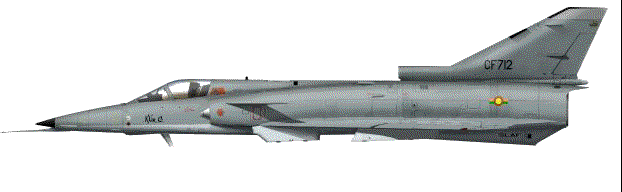 Israeli made Kfir jet of the SLAF 2008