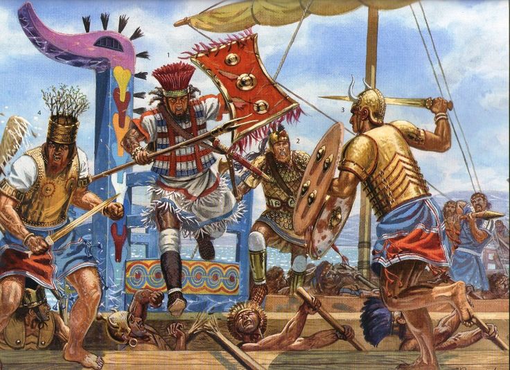 The SEA PEOPLE pirates raid the ancient coast