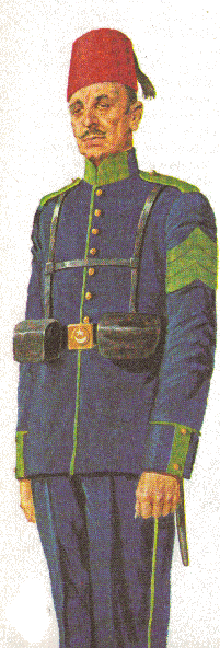 Turk sergeant of the Balkan Wars 1912 - 13