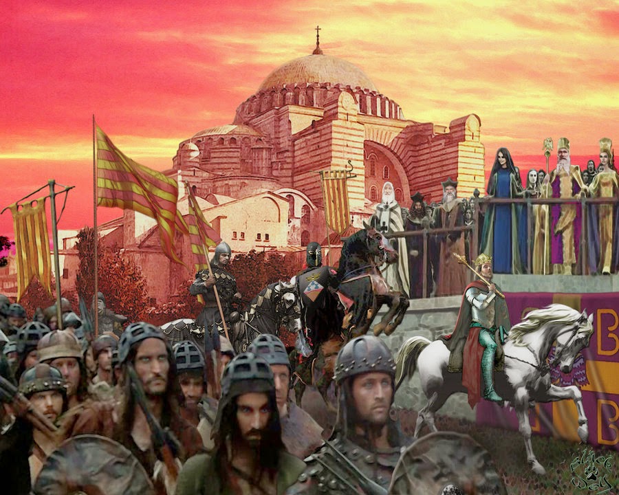 Catalan mercenaries enter Constantinople