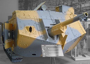 St Chamond tank at the Saumur military museum