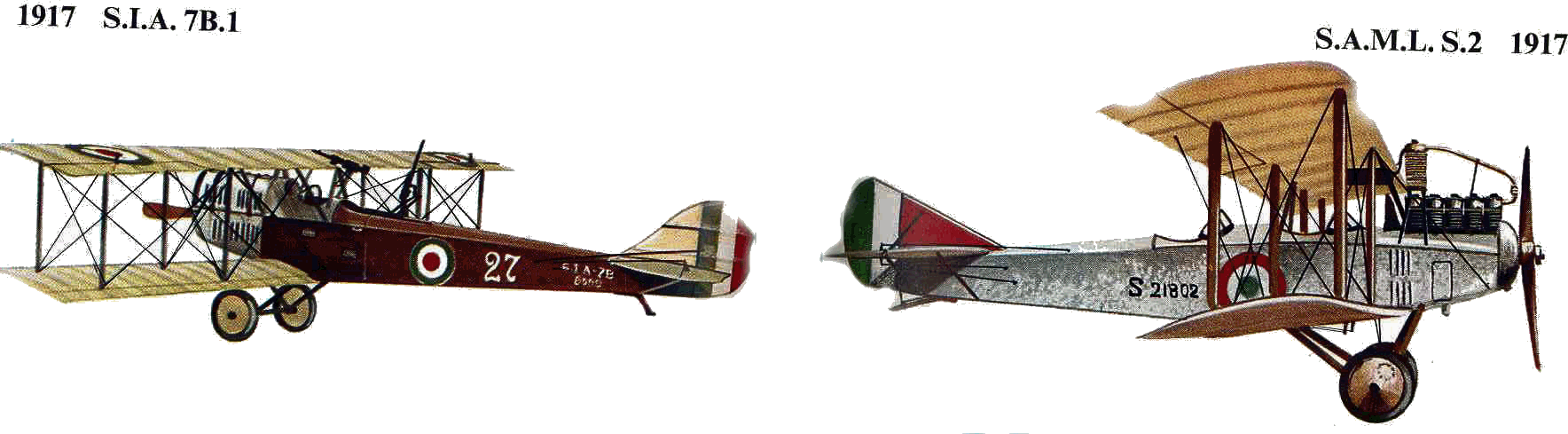 italian aircraft of 1917