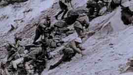 Italian infantry assault