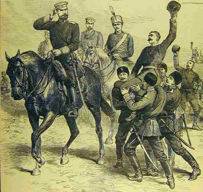 Bulgarians victorious over the Serbs at Slivnitsa 1885