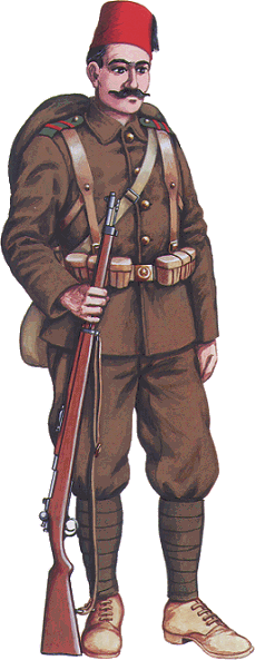 new infantry uniform introduced 1909 onwards
