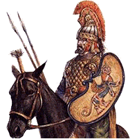 Mounted Thracian javelinman