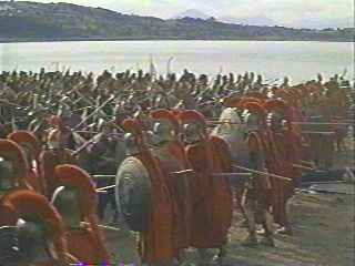 The 300 Spartans at Thermopylae