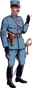 Rumanian officer 1912