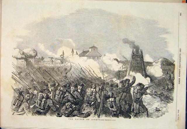 victorious Ottoman assault at Citate in Romania 1854