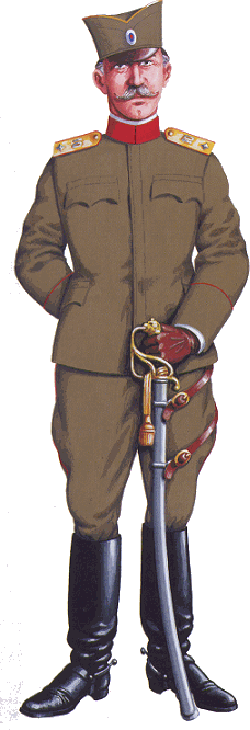 Serb infantry officer 1912-15
