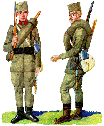 Serb infantry 1912