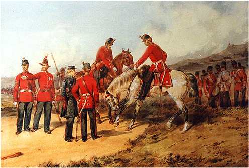 British staff group 1866