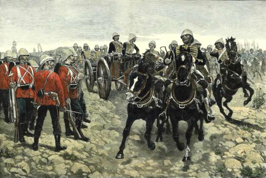 British troops on the NW frontier 1880