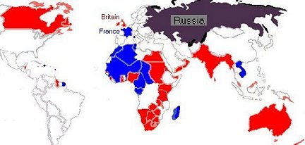 maximum extent of the British Empire