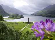 Glenfiinnan, landing place of Bonnie Prince Charlie in the 1745 rebellion