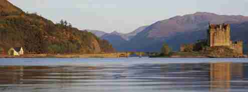 the famous Eilean Donan castle near Kyle