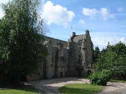 Ferniehirst Castle near Jedburgh in the Borders