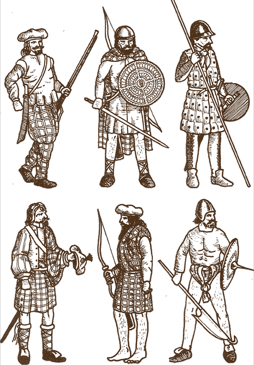 Renaissance Scottish troops