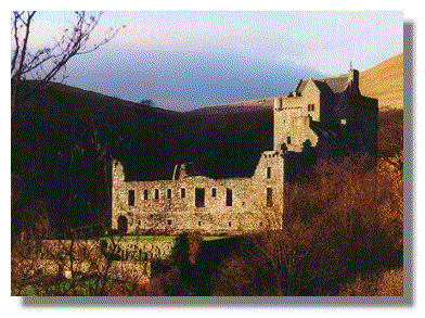 Castle Campbell in the wilds of Perthshire