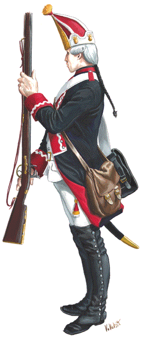 One of Frederick the Great's famous Prussian Grenadiers