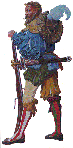 C16 Landsknecht mercenary