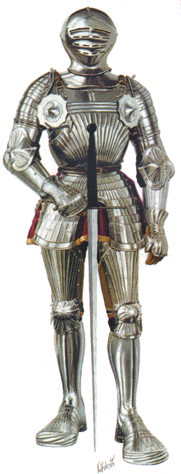"Maximilian" plate armour of the C16