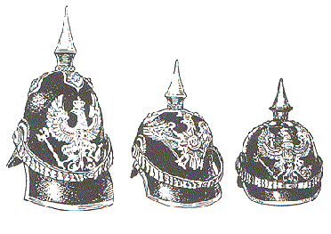 Evolution of the Pickelhaube