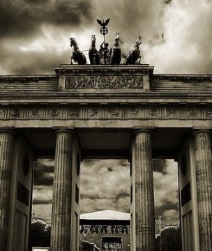 The Brandenburg Gate in Berlin