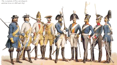 Prussian dragoons C17 - C19