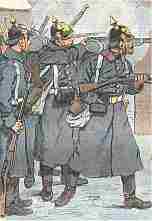 German infantry of the Franco-Prussian War 1870 - 1